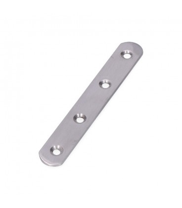 PLACA ACERO INOX 120x19x2mm