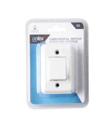 CONMUTADOR SUPERFICIE EXTRAPLANO ONLEX