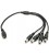 Cable alimentación 1x4, 5.5x2.1mm