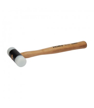MARTILLO NYLON MANGO MADERA, 28mm