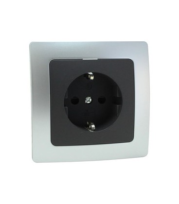 BASE SCHUKO EMPOTRABLE PL/GRIS DH