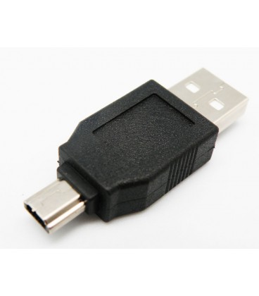 USB A MACHO - 5P. MINI USB B MACHO