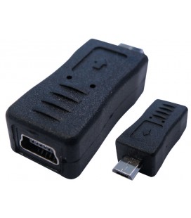 MINI USB HEMBRA a MICRO USB MACHO