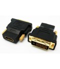 DVI-D MACHO - HDMI HEMBRA