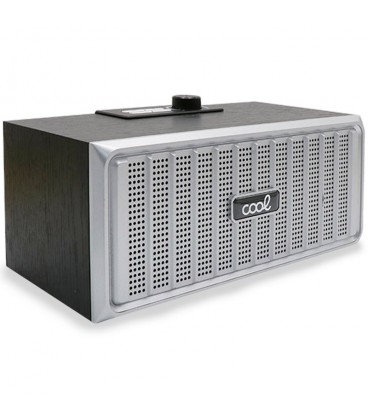 Altavoz Música Bluetooth Retro Plata
