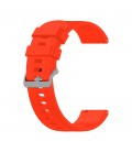 Correa Universal 22mm Goma Rojo