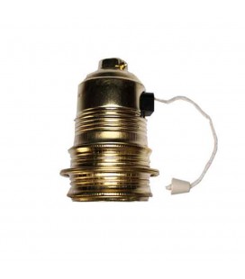 PORTALAMPARAS E-27 CON INTERRUPTOR TIRAD