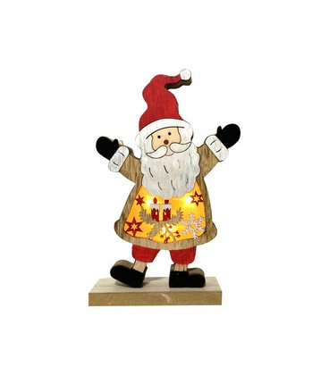 Papa Noel con luz.