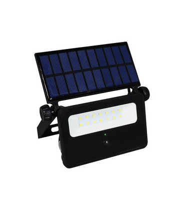 Mini foco solar 15W luz DIA con sensor