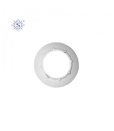 ARANDELA PORTALAMPARAS E-27 BLANCA 