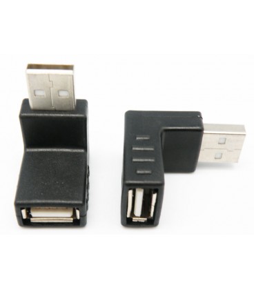 Adaptador USB Macho - Hembra, 90