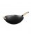 WOK DE ACERO 35cm CON MANGO DE MADERA