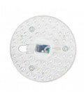 DISCO LED 12W 3000K PLACA RED BLANCO