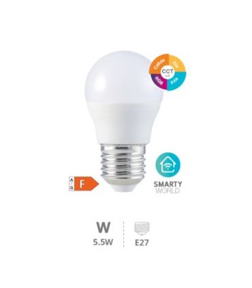 Bombilla LED esférica inteligente