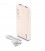 Bateria Externa 10.000mAh 2 USB Blanco