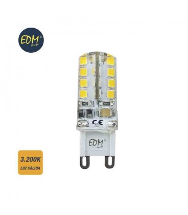 BI-PIN G9 LED 2,5W CALIDA 220V 
