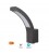 Aplique pared LED Padum 15W 6000K Gris a