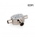 DERIVADOR 1 BASE+2 CLAVIJAS METALICO EXT