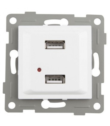 S-EMPOT.O BLANCA DOBLE USB