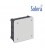 CAJA CUADRADA 100X100X45MM CON TORNILLOS