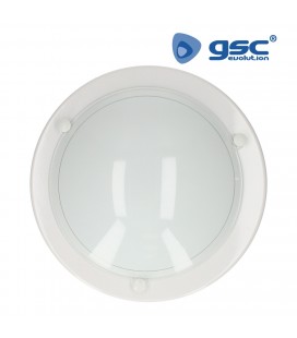 20W E27 APLIQUE TECHO REDONDO BLANCO