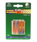 Pack de baterías recargables 2xAAA