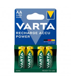 Pila AA recargable 2600mA Power Varta