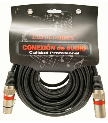 3P. XLR Macho - 3P XLR Hembra, 10m