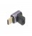 Adaptador USB-C macho / hembra de ángulo