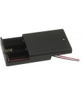 Portapilas para 3 pilas de 1'5 V (4'5 V)