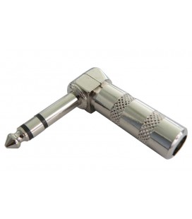 6.35mm JACK MACHO ESTEREO, ACODADO