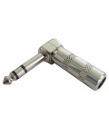 6.35mm JACK MACHO ESTEREO, ACODADO