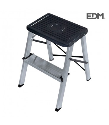 TABURETE ALUMINIO 2 PELDAÑOS 