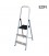 ESCALERA DOMESTICA ALUMINIO 3 PELDAÑOS