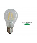 LAMPARA STANDARD FILAMENTO LED VERDE E27