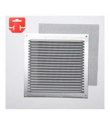 170X170MM REJILLA C/MOSQ ALUM 0.6 NAT.