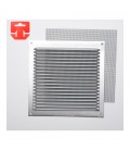 170X170MM REJILLA C/MOSQ ALUM 0.6 NAT.