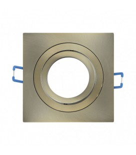 EMPOTRABLE ORIENT. 1XGU10 CUADRADO CUERO