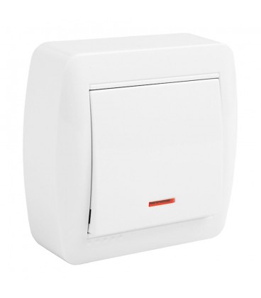 CONMUTADOR UNIPOLAR CON INDICADOR LUMINO