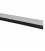 Burlete PVC con flecos adhesivo 1M Plata