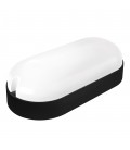 9W APLIQUE LED OVAL SENSOR NEGRO