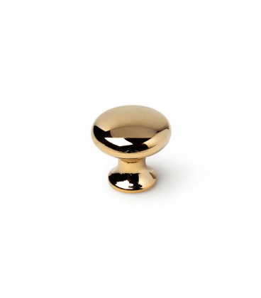 4 POMOS REDONDOS PARA MUEBLE ORO