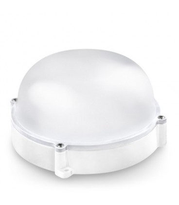 APLIQUE LED REDONDO BLANC.EXT.IP65 12w.F