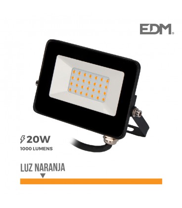 20W 1000Lm LUZ NARANJA FOCO PROYECT. LED