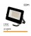 20W 1000Lm LUZ NARANJA FOCO PROYECT. LED