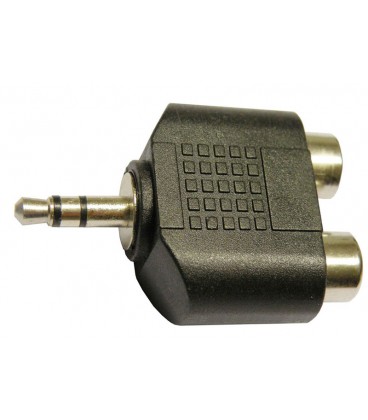 3.5mm ESTEREO MACHO - 2x RCA HEMBRA