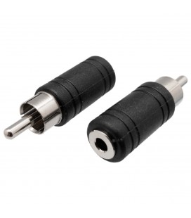 RCA MACHO - 3.5mm ESTEREO HEMBRA