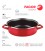 TARTERA OPTIMAX 26CM ROJA ACERO