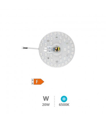 Placa LED iman para plafones 20W 6500k