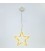 Estrella colgante de navidad LED 3xAAA